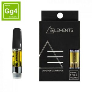 ELEMENTS – Gorilla Glue #4 – Hybrid – Vape Pen Cartridge