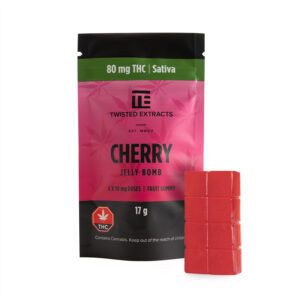 Jelly Bomb 80mg THC Sativa - Cherry